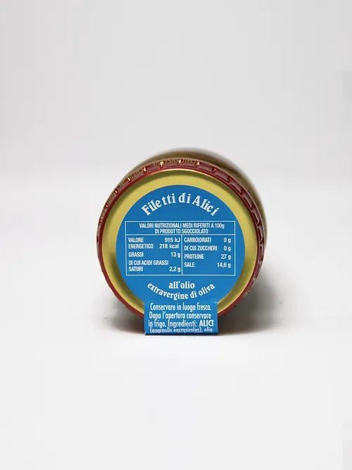 Scalia Anchovies in Extra Virgin Olive Oil 80g