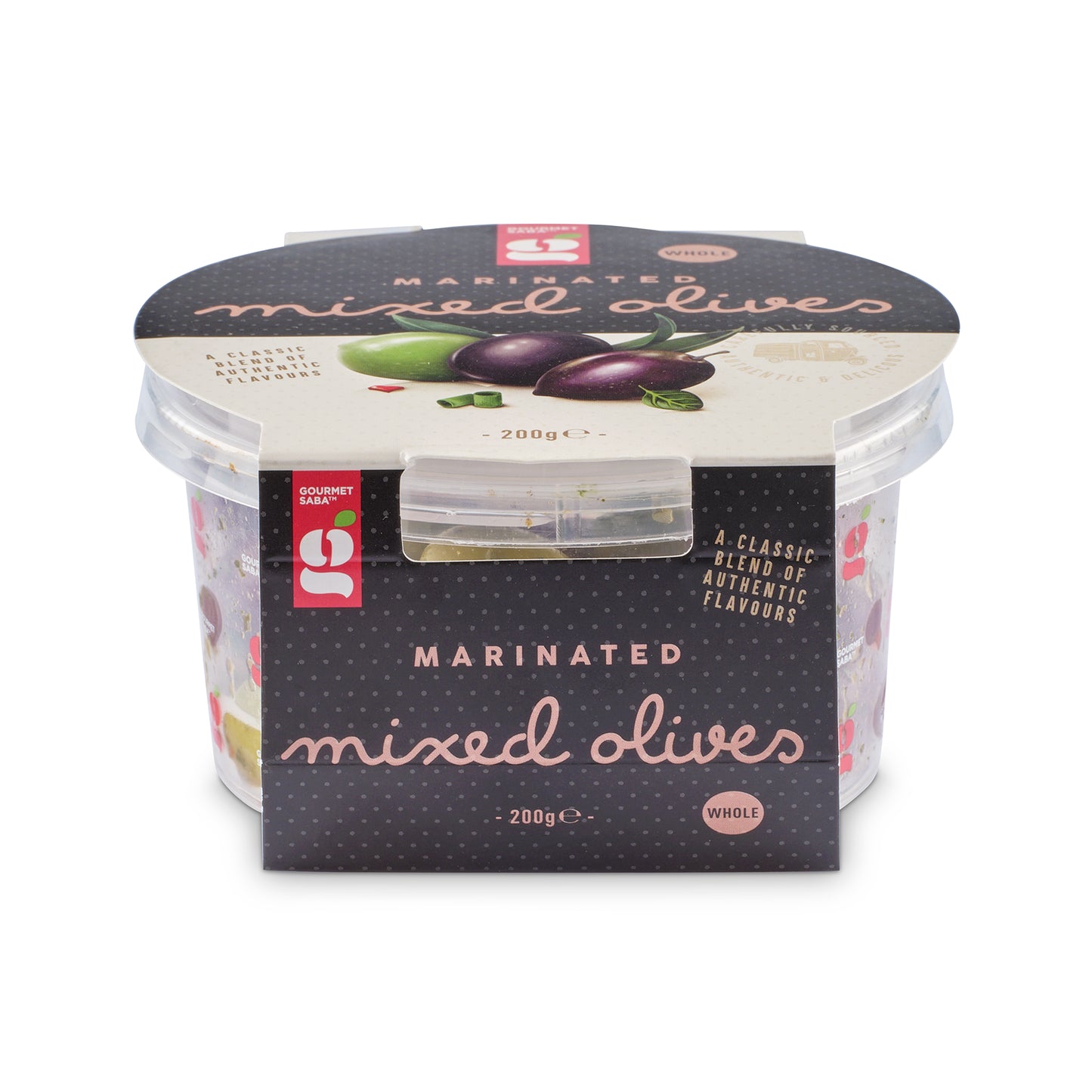 Mixed Marinated Olives 200g