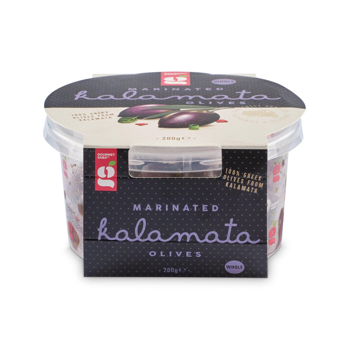 Marinated Whole Kalamata Olives 180g