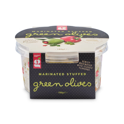 Green Stuffed Marinated Olives 180g