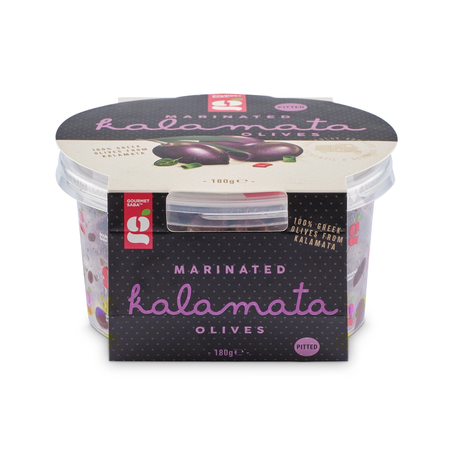 Marinated Pitted Kalamata Olives 180g